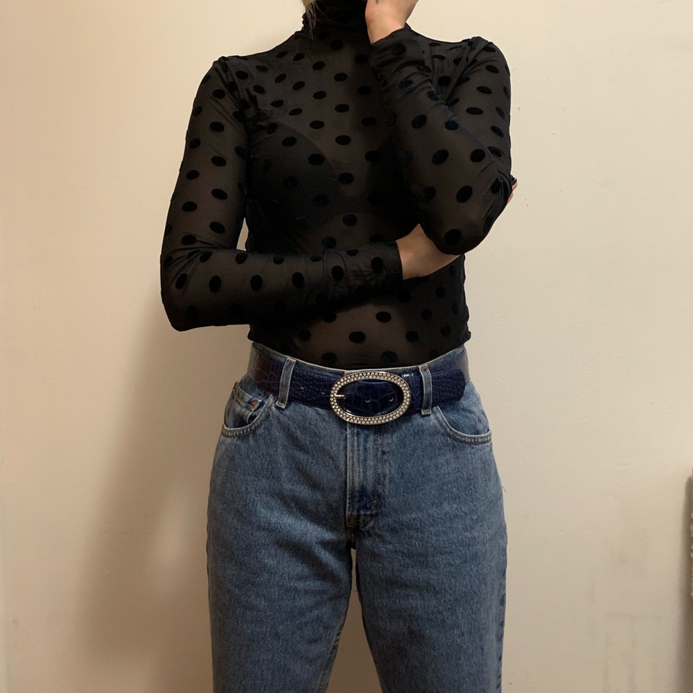 Levi's Vintage 550 Tapered High Waist Denim Jeans